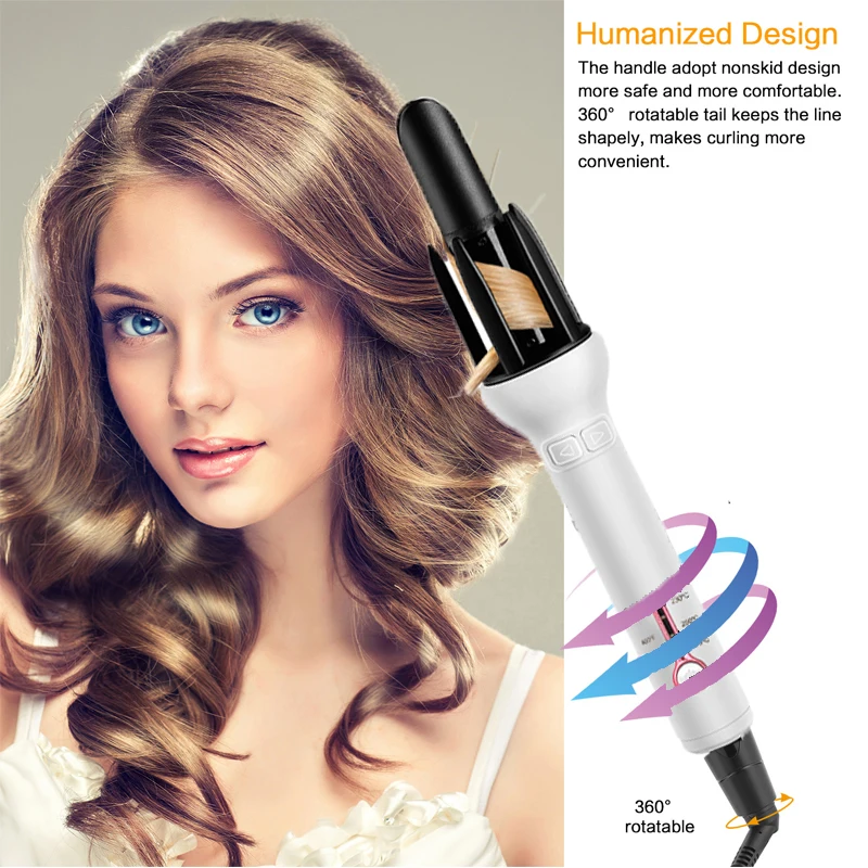 

Hair Curler Automatic Curling Iron Hair Styling Ceramic Professional Hair Curlers Rollers Rotating Curl Irons Curling Wand