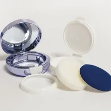 Высококачественный Фиолетовый пустой BB крем чехол на воздушную подушку с порошковой Пуховкой для самостоятельного пополнения