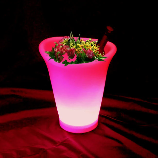 

LED Ice Bucket lighting Bar furniture with wine pot glowing bar furniture Skybess Wholesale 50pcs/Lot