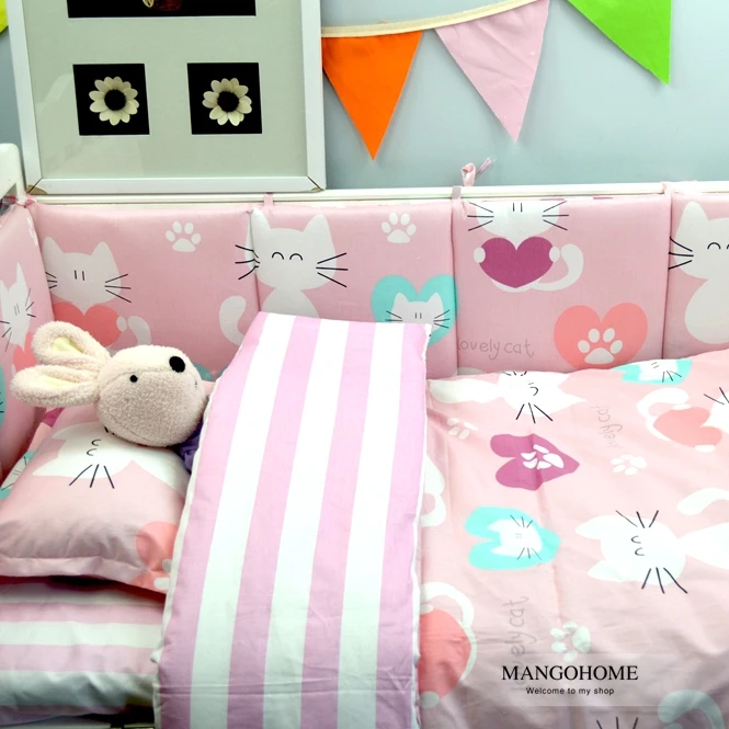 Baby Bedding Set 100 Cotton Crib Bedding Set For Newborn Baby
