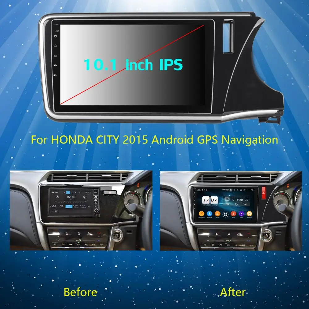 Sale 10.1" IPS 8Core 4G+64G Android 9.0 Car DVD GPS Radio Multimedia Player For Honda City 2014 2015 2016 2017 2018 CarPlay Parrot BT 2 Sale 10.1" IPS 8Core 4G+64G Android 9.0 Car DVD GPS Radio Multimedia Player For Honda City 2014 2015 2016 2017 2018 CarPlay Parrot BT 2