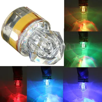 

KSOL Depth LED light Underwater Squid Fishing Lures Bait Deep Drop Diamond Lights Main Color: Colorful
