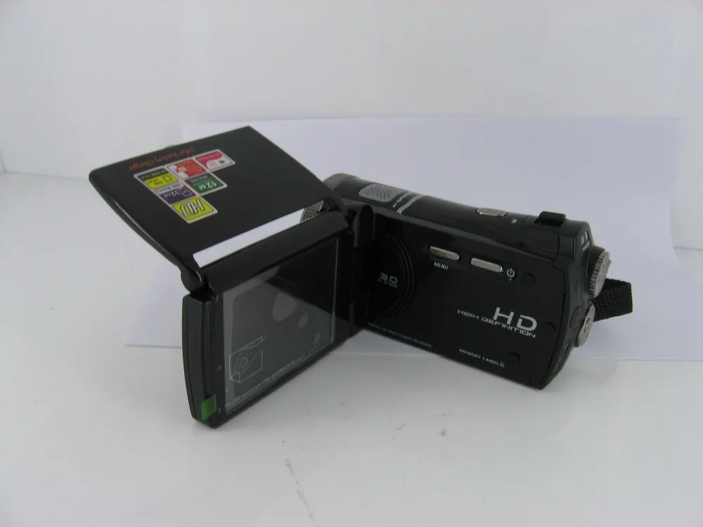 Двойная Солнечная зарядка Цифровая видеокамера HDV-T92 720p hd 3," ЖК-дисплей 32 Гб Память Цифровая видеокамера