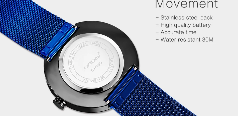 SINOBI мужской креативный Миланский ремешок кварцевые наручные часы Relogio Masculino montre homme marque de Роскошные мужские часы