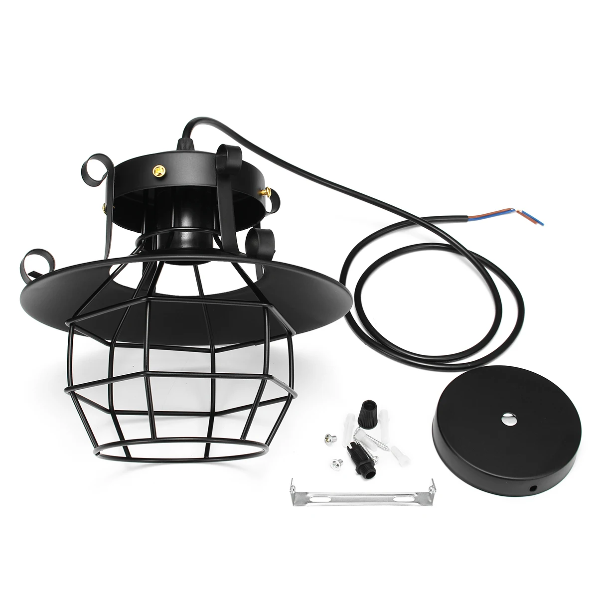 Barra de Luz Decoração da Sua Pingente Cozinha Retro Industrial Pendurado Lâmpada Luz Teto Luminárias Lustre Gaiola Edison Loft Moderno Casa E27 15 E27 barra de luz pingente cozinha retro
