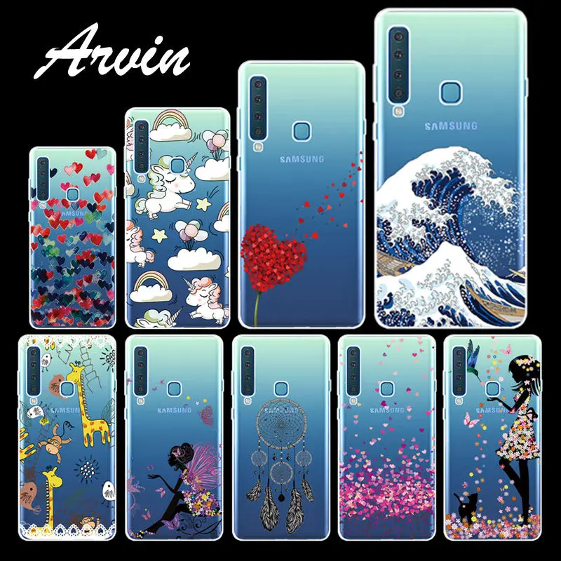 

Arvin Soft TPU Case for Samsung Galaxy A9 2018 Smart Back Phone Cover for A5 A6 A7 A8 Clear Silicong A750 A6 A8 2018 A520 Fundas