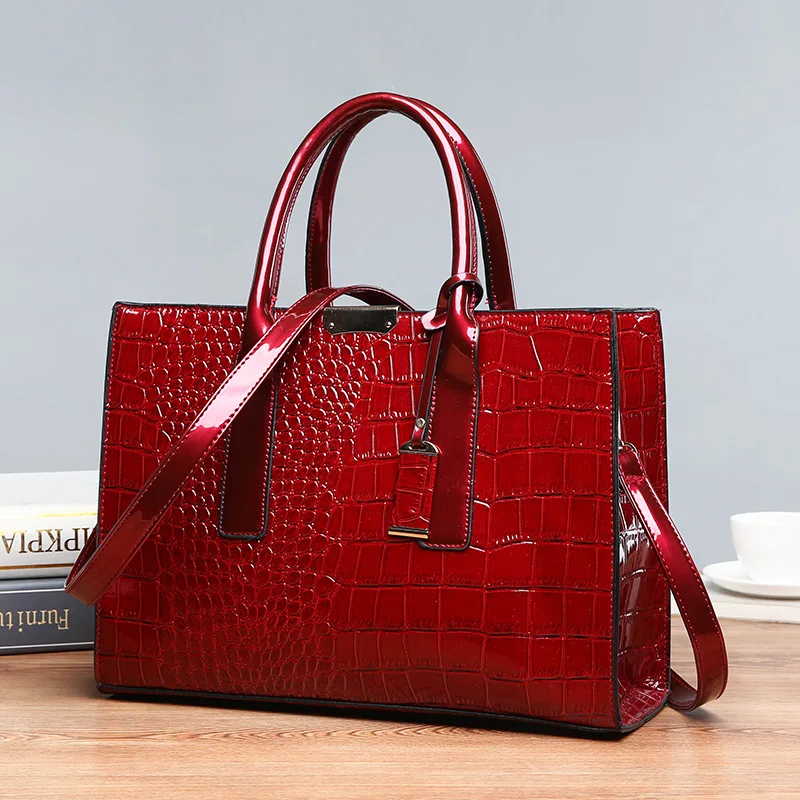 TEAEGG Bolsa Mujer сумки для женщин 2019 роскошные женские с крокодиловым узором PU Сумка