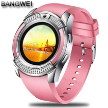 BANGWEI 2018 New Women Smart Watch LED Color Screen Fashion Sport Pedometer Clock Android Smart Phone Watch Relogio inteligente