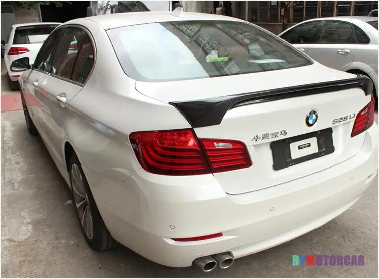 

JINGHANG 100% Carbon Fiber Car Rear Wing Trunk Lip Spoilers Fits For 10-17 BMW 5 series F10 2010-2017