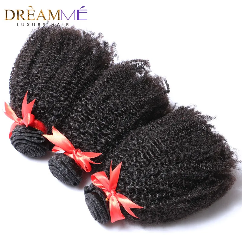 afro kinkly curly human hair extension--4B 4C mongolian hair  (2)