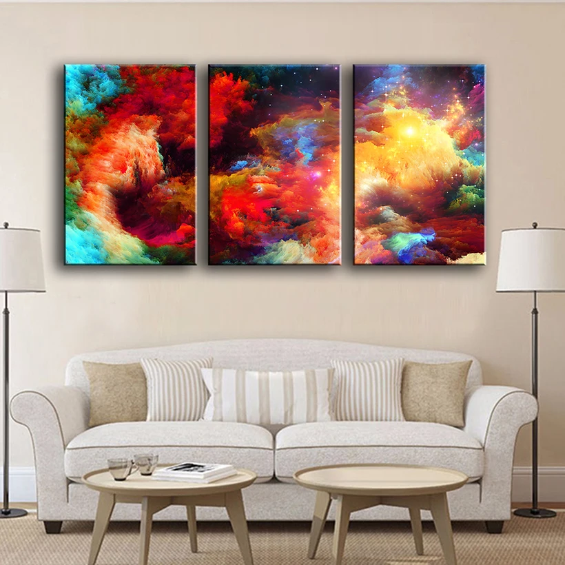 3 Piece Home Decoration Modern Canvas Wall Art the stain relief pattern