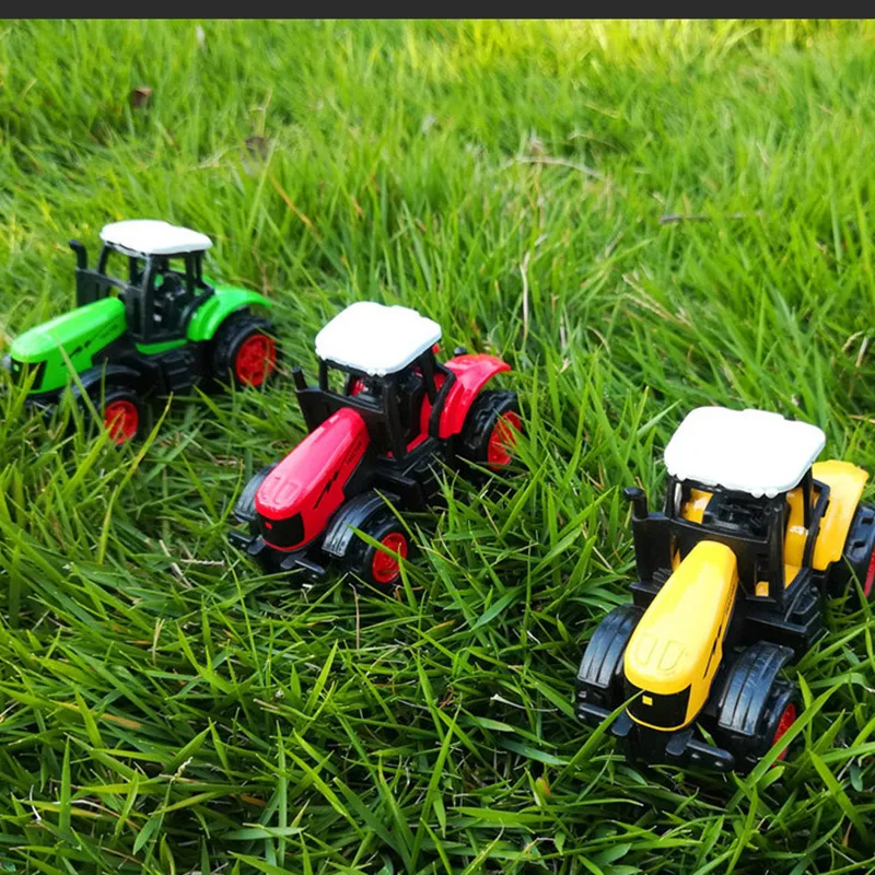 

Mini Alloy Farmer Fall Resistant Crash-Resistant Sliding Simulation 1:64 Vehicle Model for Children Educational Toys Car Gifts