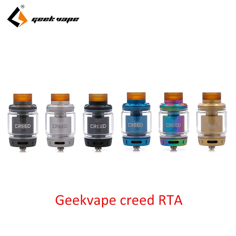 2018 лучший вкус RTA Geekvape Creed с 3 сменными воздушными потоками 6 5 мл Емкость Поддержка
