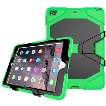 

New Armor Kickstand Case Funda For Apple New iPad 9.7 2017 Case Cover Tablet Safe Shockproof Heavy Duty Stand Model A1822