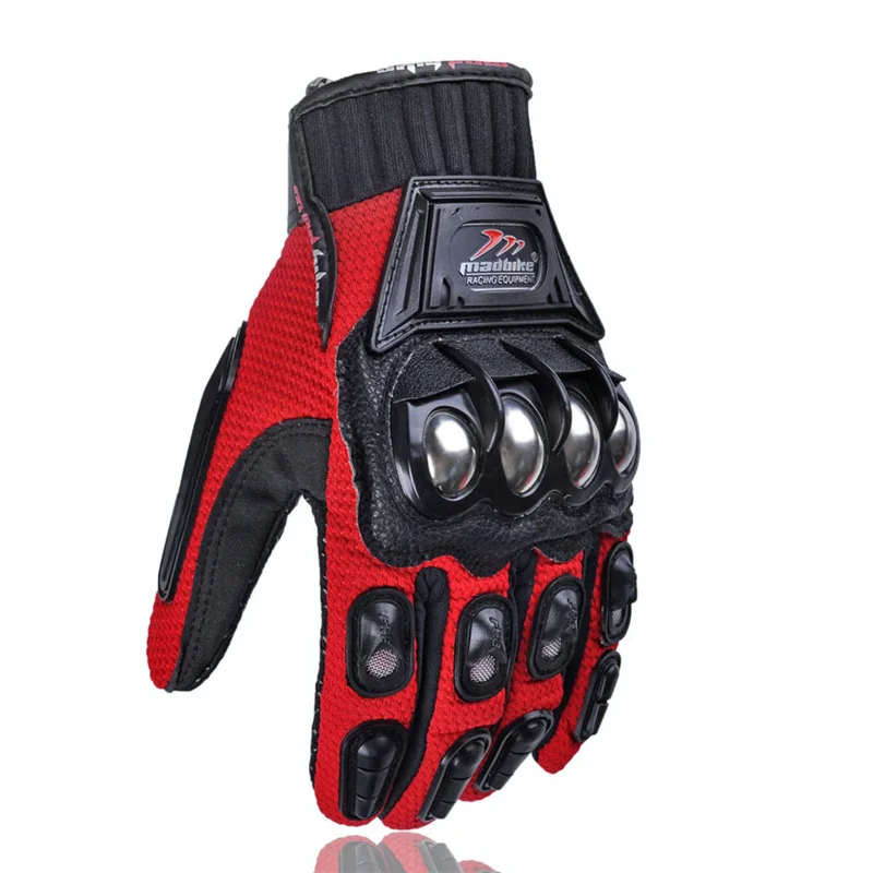 BOZXRX Motorcycle Gloves Moto Men Motocross Leather Glove Long Cycling