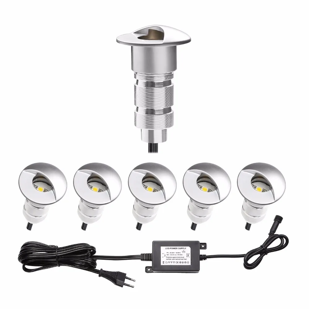 Underground Lamps 0.6W LED Stair Lamps IP65 LED Garden Post Path Waterproof Lighting Outdoor Deck Plinth Lamp 10pcs/set F101-10