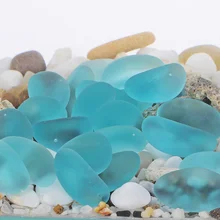 Стеклянный камень, аквариумные украшения, специальное украшение с флуоресцентным камнем 100 г