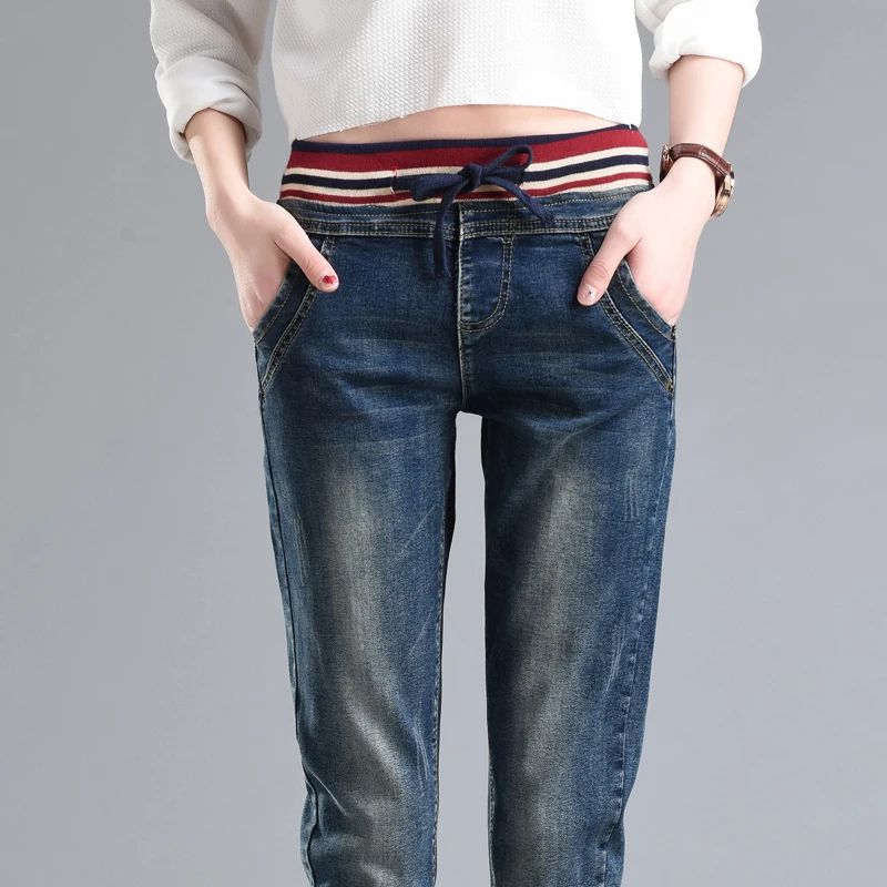 

2018new push up woman skinny jeans with high waist ladies femme slim pencil denim pants women's large plus size Jeans boyfriend