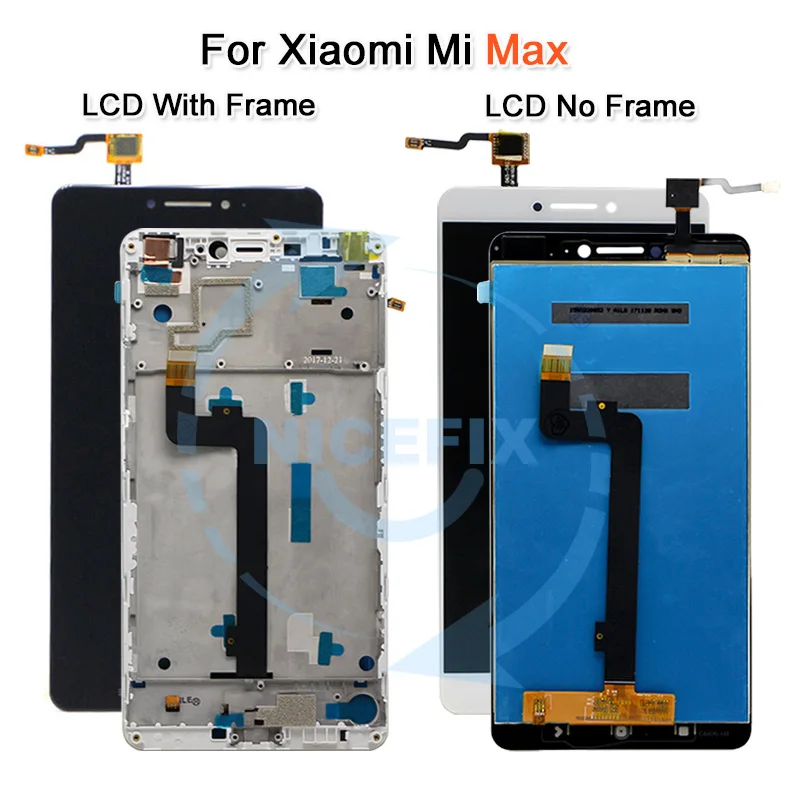Xiaomi Mi Max lcd дисплей кодирующий преобразователь сенсорного экрана в сборе для Xiaomi Mi Max 2 lcd Max2 Max 3 замена экрана черный белый