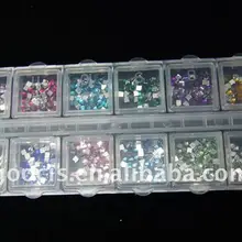 Глиттеры для ногтей горный хрусталь ногтей украшения-квадратная, Дизайн ногтей