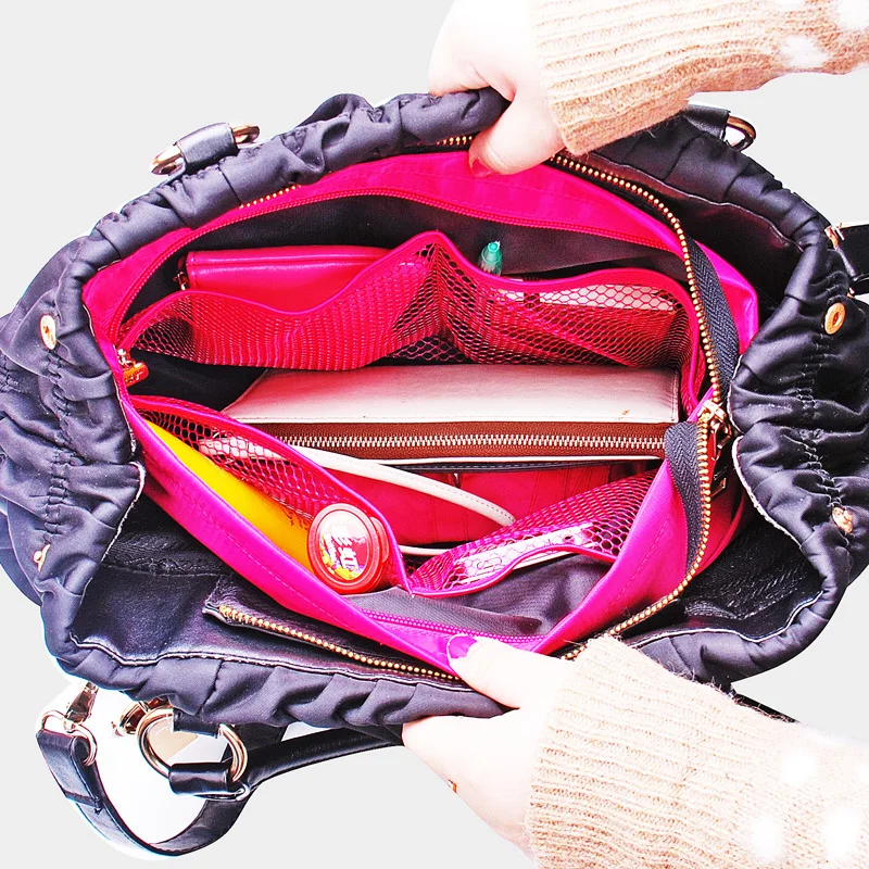 Bolso Organizador insertar Bolsa en el Organizador de Bolsa para bolsas trapezoidales de marca (parte superior pequeña inferior grande); Organizador Tas Bolsa Bolso Organizador insertar Bolsa en el Organizador de Bolsa para bolsas trapezoidales de marca (parte superior pequeña inferior grande); Organizador Tas Bolsa