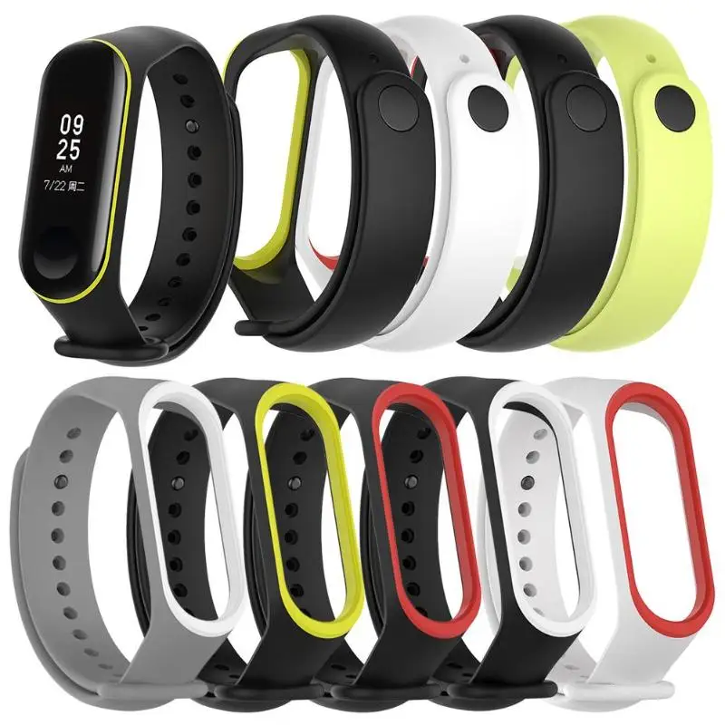 Replacement Bracelet Original Colorful Smart Accessories for Xiaomi Mi Band 3 Strap waterproof Sport Silicone Wrist | Электроника