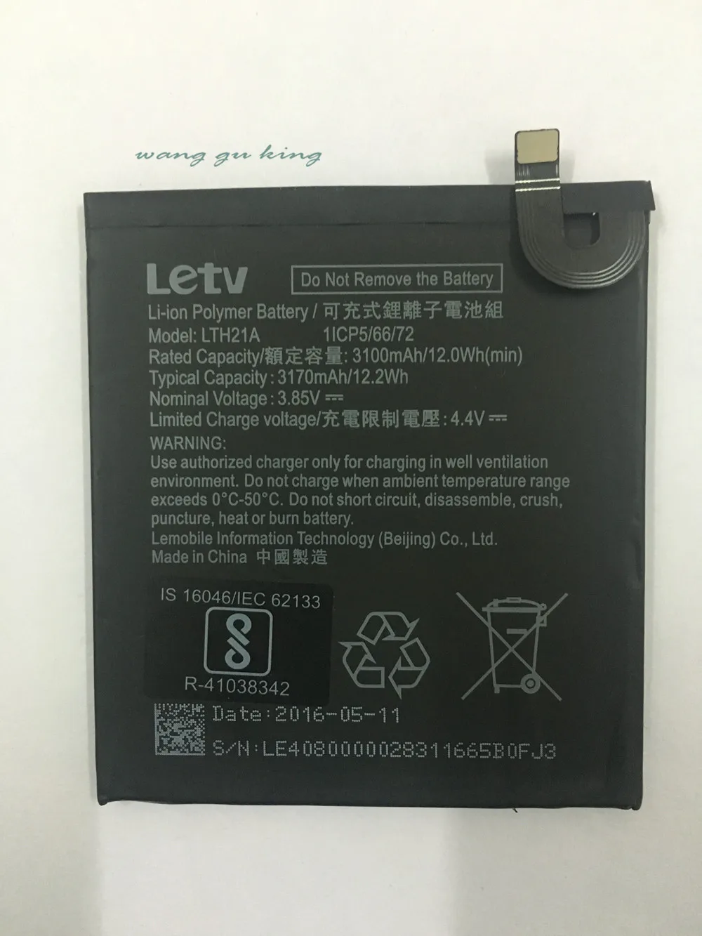 

3.85V LTH21A 3100mAh For Letv LeEco LeMax2 X822 X829 Le Phone Le MAX 2/5.7inch/X821 X820 Mobile Phone Replacement Battery