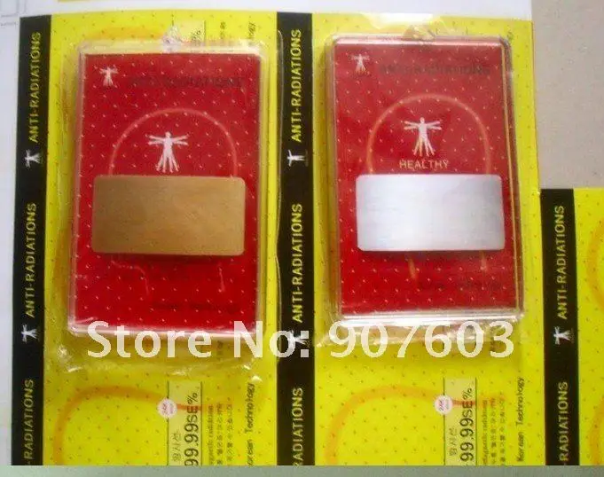 2019 تصنيع Hotsale-ملصقات هاتف محمول الذهب 24 K مكافحة الإشعاع ملصقات + مكافحة الإشعاع المحمول البطارية محسن ملصقا