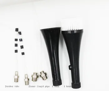 

2 rube tube+2 inner liuqid pipe+1brush+1 horn replacement for black car wash tornador gun z-010&k102&k1086pcs/set)