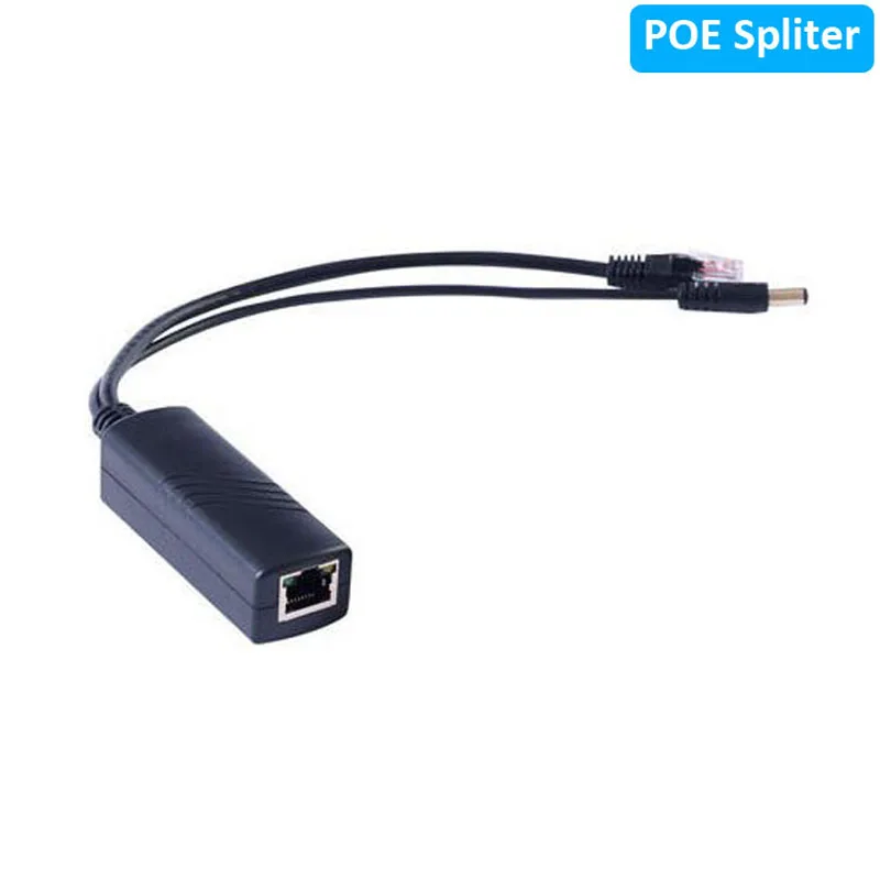 

48V to 12V PoE Splitter IEEE802.3af/at 12v Waterproof Gigabit poe splitter poe Lan Connector Power Ethernet for IP Camera