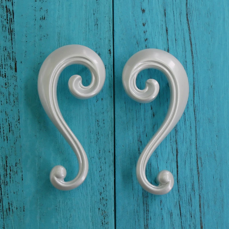 4 шт. жемчужные белые дверные шкафы|door handle kitchen|handle assistdoor post |