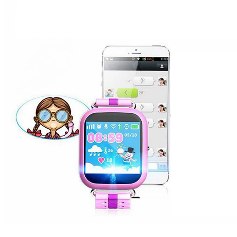 Child gps watch phone Smart Watch Q750 Baby Smart Watch With 1.54inch Touch Screen SOS Call Location Device Tracker for Kid Safe