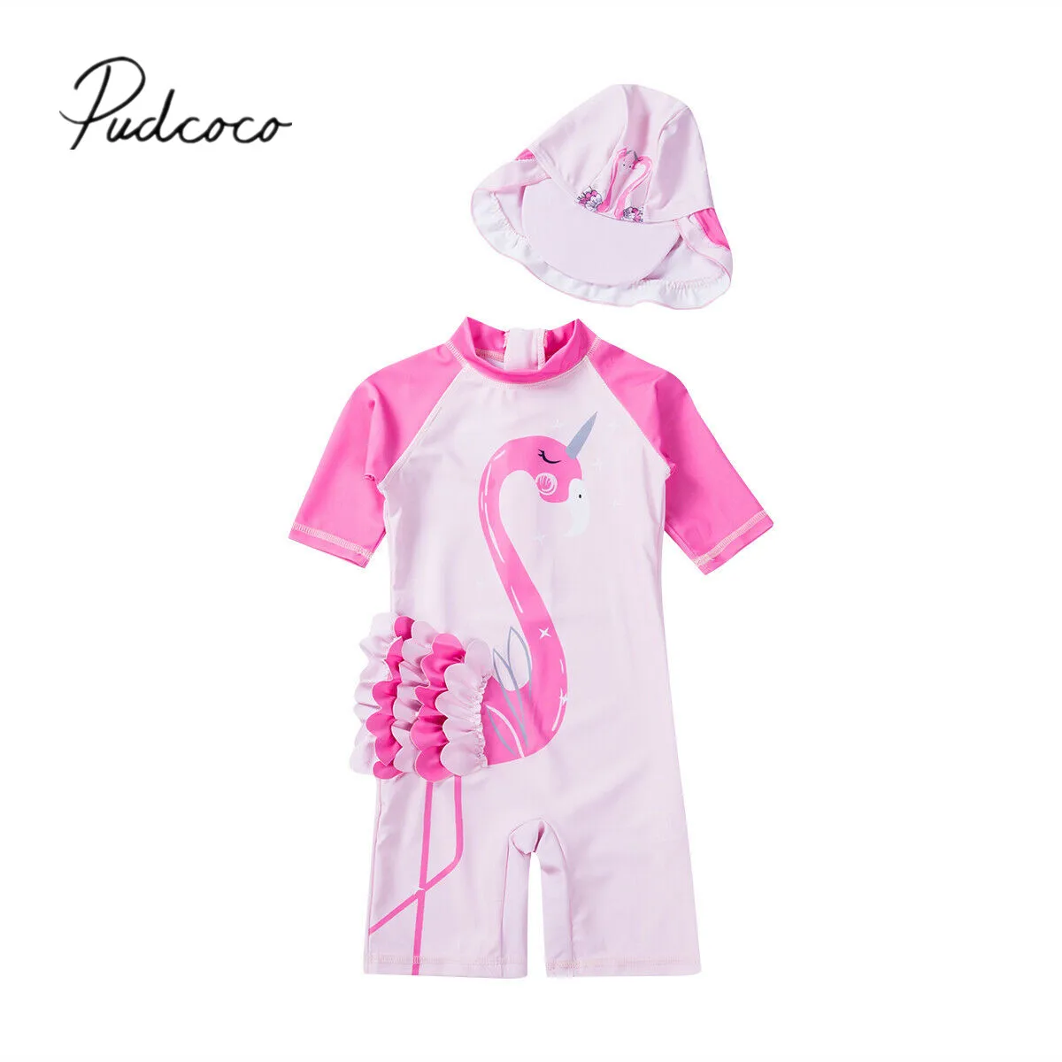 2019 Summer Swimsuit Infant Baby Kid Girl Beach 3D Flamingo Swimwear Sun Protect Swimming Costume Trunks+Swim Cap 2Pcs Set 2-7T
2019 Summer Swimsuit Infant Baby Kid Girl Beach 3D Flamingo Swimwear Sun Protect Swimming Costume Trunks+Swim Cap 2Pcs Set 2-7T