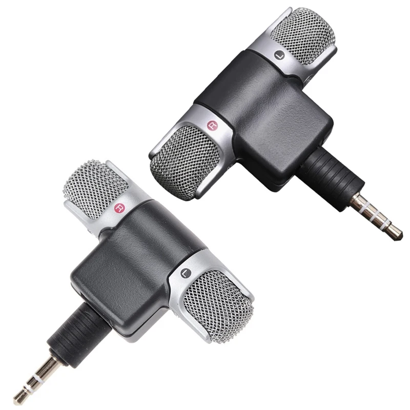 

Mini 3.5mm Jack Microphone Stereo Mic For Recording Mobile Phone Studio Interview Microphone For Smartphone