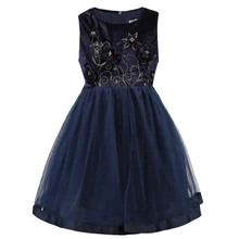 Осенне-зимнее платье принцессы для девочек от 2 до 8 лет вечерние платья с кружевами для маленьких девочек детское платье для девочек, весенние платья