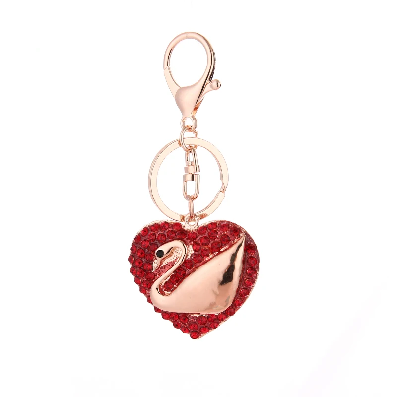 New Fashion Sweet Heart Pearls Crystal Charm Pendant Purse Bag Car Key Ring Chain Wedding Party Jewelry Favorite Gift | Украшения и