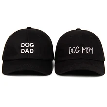 Папа собака Вышитые папа шляпа Собака Мама Бейсбол Кепки медсестра кролик дочки Мода изогнутые папа Snapback Кепки s