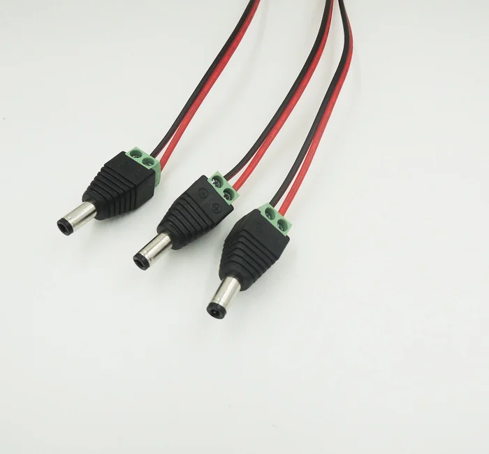 10 шт./лот ПК DIY PCI E 6pin к 12 В DC разъем питания 3*5 5x2 5 мм адаптер|pci-e 6pin|power jack connectordc power