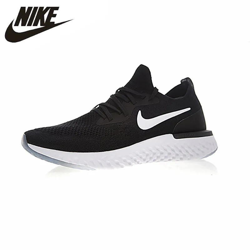 

Nike Epic React Flyknit Men Running Shoes Black Professional Sport Sneakers For Men AQ0067