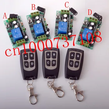 

whose sale prices DC12V10A Learning Code Wireless Remote Control Switch System 4 Receiver and 3 Transmitter for entrance guard