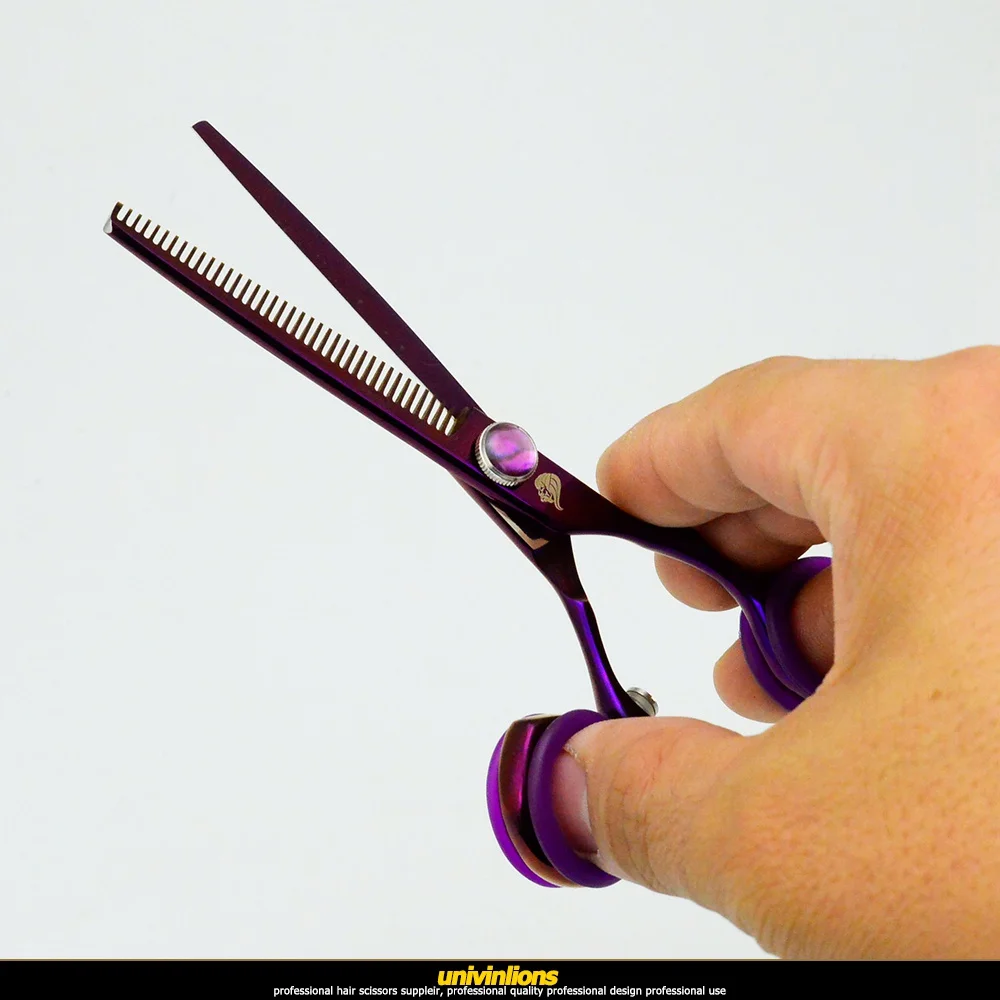 Tesouras de Cabeleireiro Tesouras de Corte de Cabelo Univinlions Giratória Japonês Voando Giratório Polegar Tesoura Rotativa 6 23 voando giratório polegar tesouras de corte de