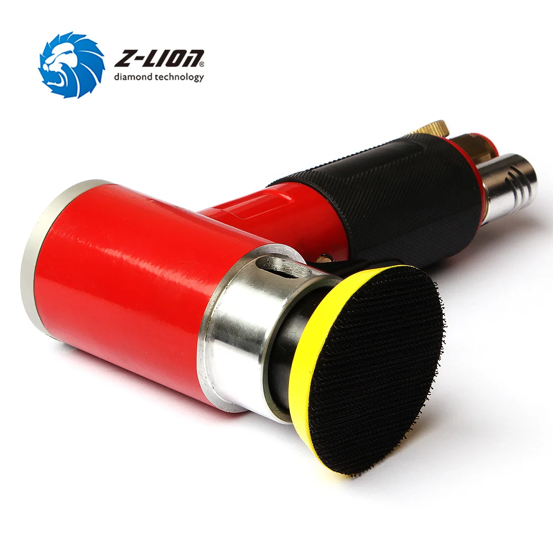 Z-LION M6 스레드 공압 샌더, 랜덤 궤도 편심 듀얼 액션 에어 폴리셔, 샌더 그라인딩 머신, 2 인치 백킹 패드 포함
