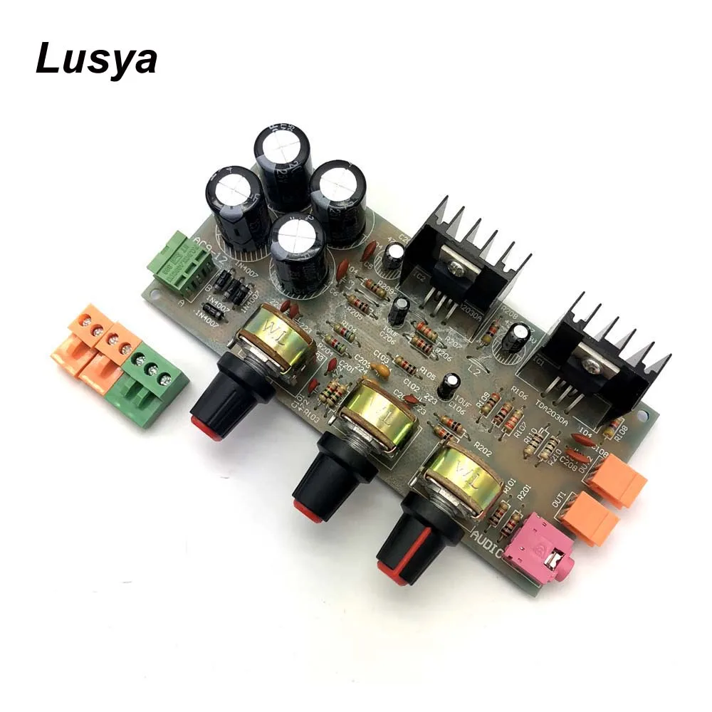 

TDA2030A HIFI Stereo Amplifier Board 18W+18W Double Channel Amplificador DIY Kits Board/Finished Board with Case B3-007