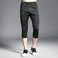 Весенне-летние модные камуфляжные спортивные штаны, мужские спортивные штаны для фитнеса, камуфляжные спортивные штаны, мужские повседневные штаны, укороченные брюки