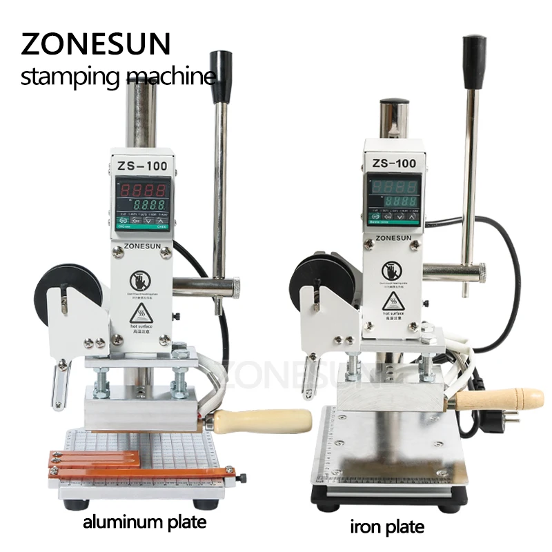 ZONESUN ZS-100 теплообменное оборудование штамповочная машина для горячего тиснения фольгой настольная машина для горячего тиснения фольгой