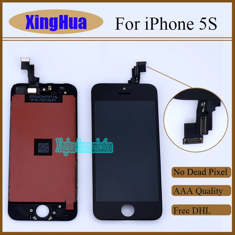 Prix pour AAA Aucun Pixel Mort 4 pouces Écran LCD de Remplacement et Digitizer écran Tactile Assemblée Complet pour iPhone 5S Noir Blanc Livraison DHL Prix pour AAA Aucun Pixel Mort 4 pouces Écran LCD de Remplacement et Digitizer écran Tactile Assemblée Complet pour iPhone 5S Noir Blanc Livraison DHL