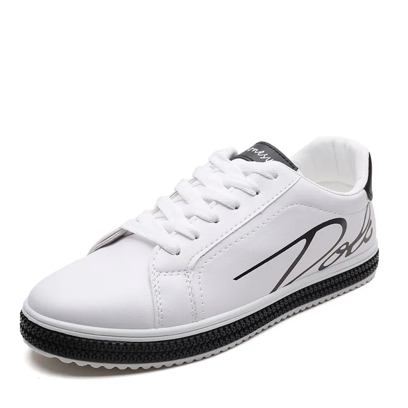

YeddaMavis Man Shoes 2019 Spring White Shoes Men Casual Shoes Male Sneakers Cool Street Men Shoes Brand Man Footwear PU Flats