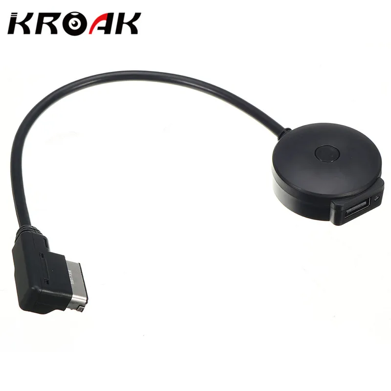Car Wireless Bluetooth Music Adapter MMI AUX Interface Cable For Mercedes-Benz