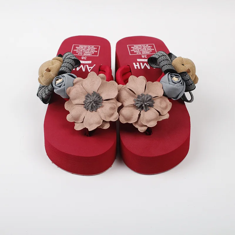 Female Summer Fashion Korean Most Comfortable Womens Slippers Flip Flops Shoes Discount Online 6cm69