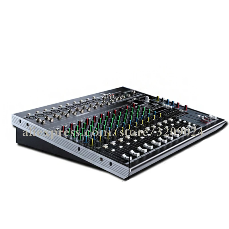 

550W+550W High Power 12 Channel Mixer Wedding Show Integrated Power Amplifier Mixer With MP3 USB SD